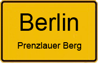 Schild Berlin Prenzlauer Berg